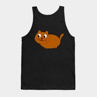 Draw vector illustration character collection cute cat.Doodle cartoon style. Tank Top